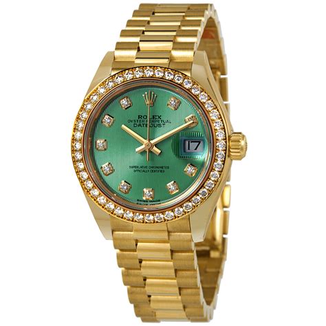 green face rolex women